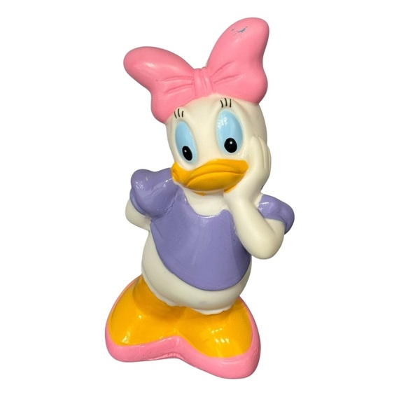 Disney Other - Walt Disney’s Daisy Duck 4.5” Soft Rubber Bath Toy